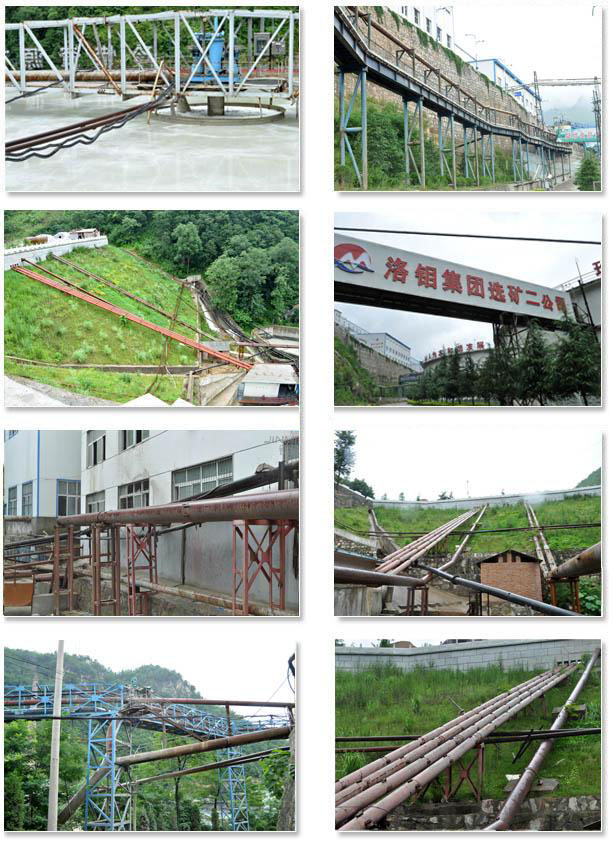 陶瓷复合管工程案例：洛钼集团二公司