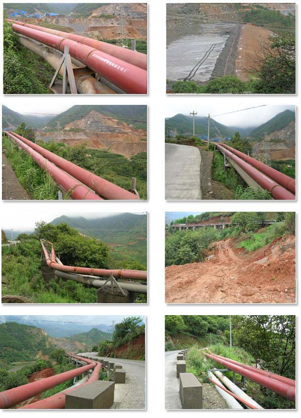 陶瓷复合管工程案例：四川德胜集团青杠坪矿业公司
